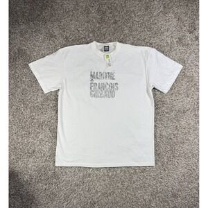 Vintage Y2K Marithé François Girbaud Metallic Logo T-Shirt Size 2XL Hip Hop